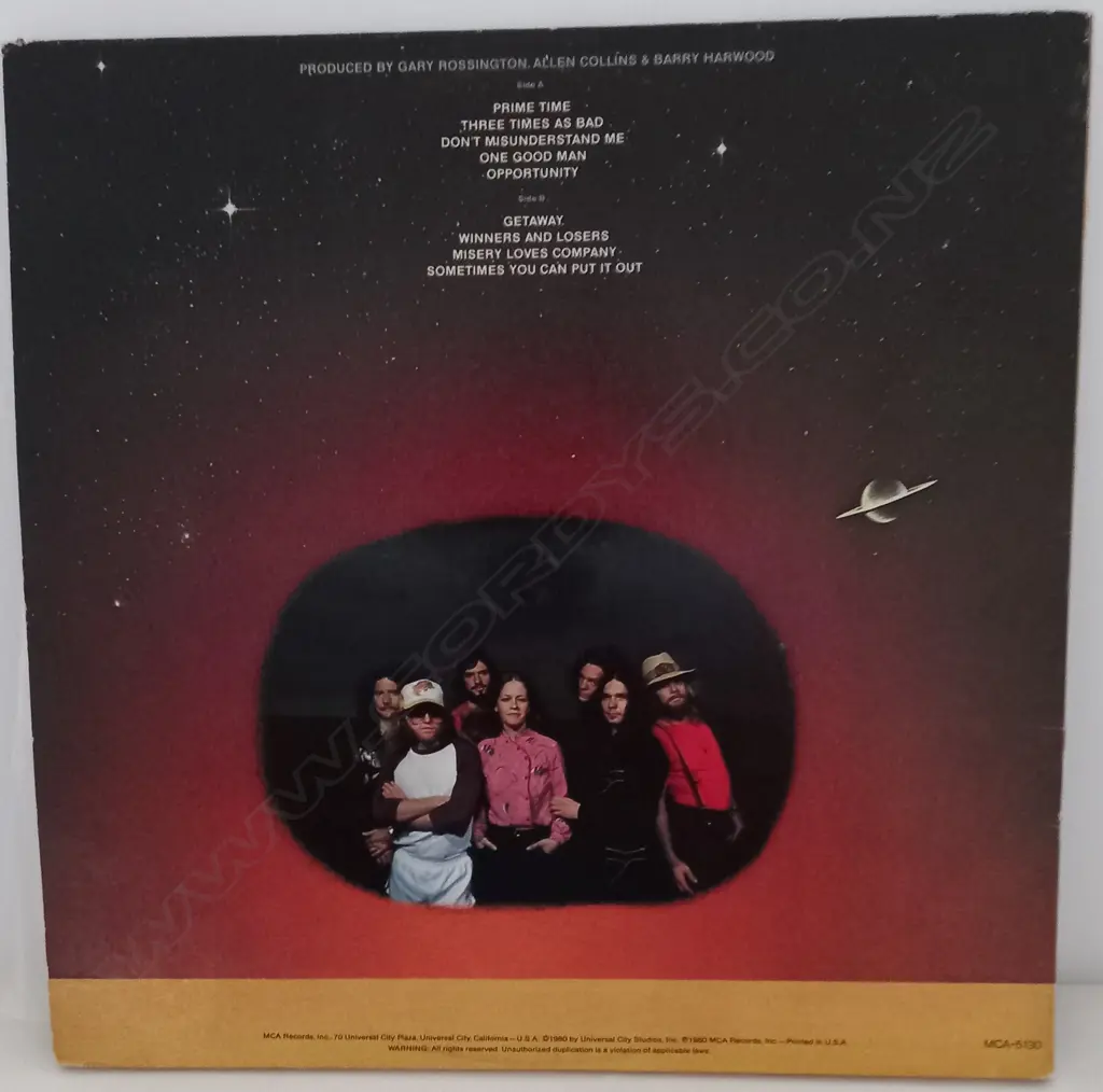 Rossington Collins Band, Anytime, Anyplace, Anywhere Image 1++
